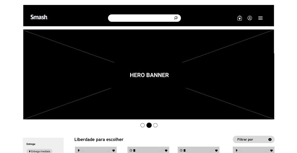 Smash Wireframe Desktop