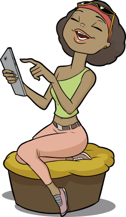 A Yollanda da Flip Lab fica muito feliz quando consegue utilizar um site de maneira adequada.