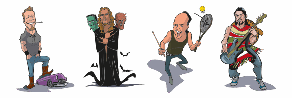 A banda Metallica está aqui para provar que Pessoas Diferentes formam Squads Excelentes