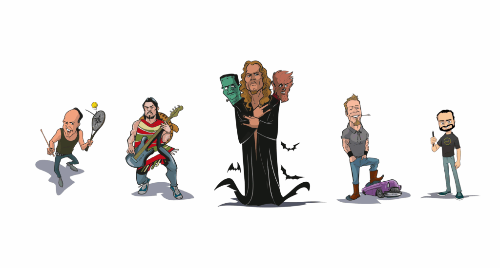 Banda Metallica e Julinho da Flip Lab. Sobre Squads.