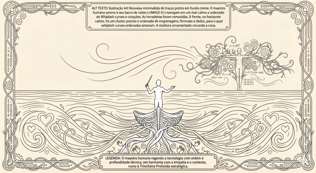 IA vs Inteligência Humana – O Guia de Sobrevivência ao Dilúvio Digital O post explora a ansiedade contemporânea de sermos "substituídos" por algoritmos, utilizando a analogia de uma inundação de "miojo digital": conteúdo rápido, barato e abundante, mas sem a profundidade nutritiva da expertise humana.