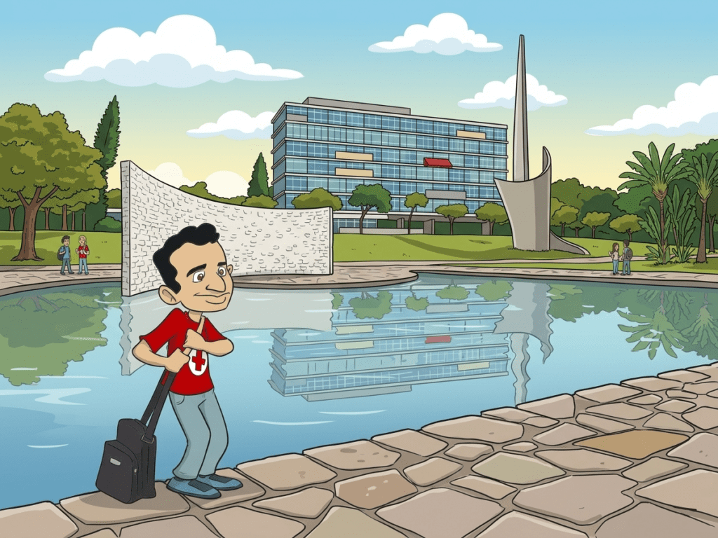 Júlio César. Office boy na UFMG.