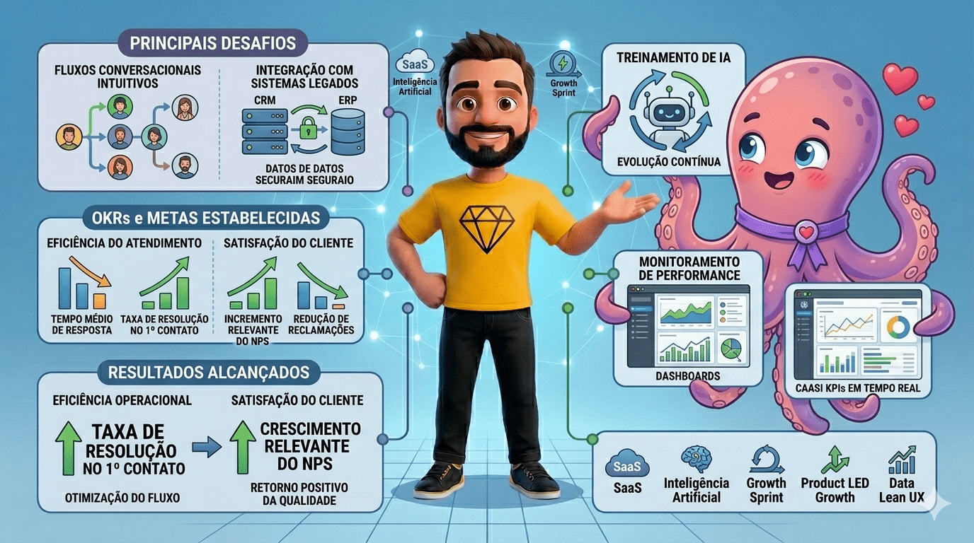 Júlio César Designer e os resultados na Octadesk